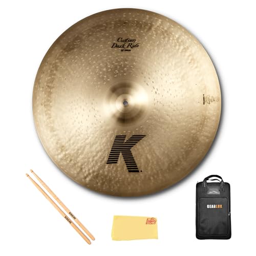 Zildjian K0967 22" K Custom Dark Ride Cymbal w/ Drumstick Bag