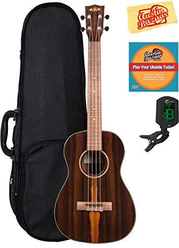 Kala KA-ZCT-B Ziricote Baritone Ukulele w/ Hard Case