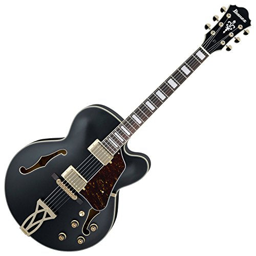 Ibanez AF75G AF Artcore Hollow Body Electric Guitar - Black Flat