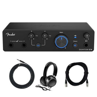 Fender Quantum LT 4 USB-C Audio Interface w/ Headphones