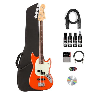 Fender Player II Mustang Bass PJ - Rallye Orange