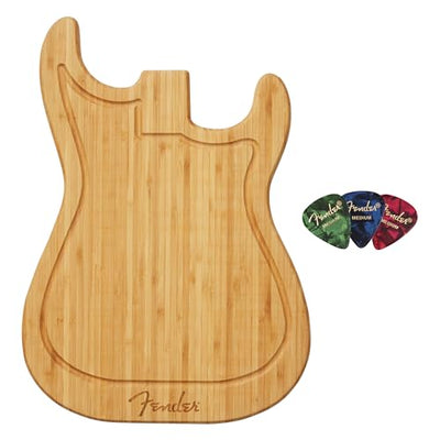 Fender Stratocaster Cutting Board w/ Picks