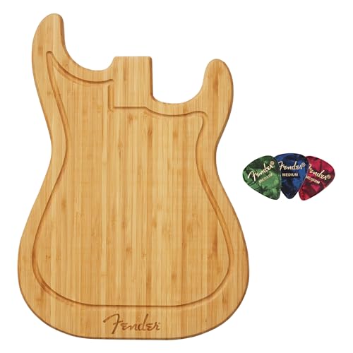 Fender Stratocaster Cutting Board w/ Picks
