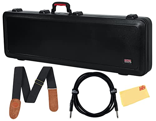 Gator GTSA-GTRBASS ATA Molded Polyethylene Case for Bass Guitars w/ Strap