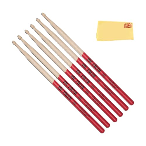 Vic Firth American Classic 5B Vic Grip Drumsticks - 3 Pack