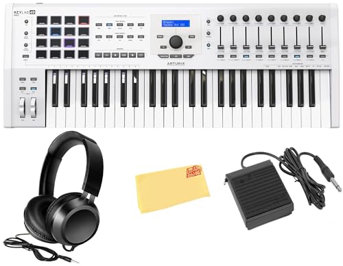 Arturia KeyLab 49 MkII Keyboard Controller - Black w/ Sustain Pedal