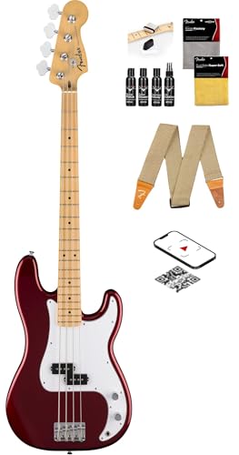Fender Standard Precision Bass - Candy Cola w/ Guitar Cleaning Kit