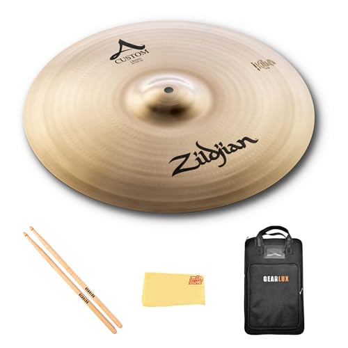 Zildjian A20514 16" A Custom Crash Cymbal w/ Drumstick Bag