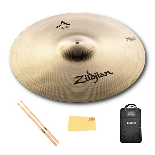 Zildjian A0492 20" A Symphonic German Tone Cymbals - Pair w/ Drumstick Bag