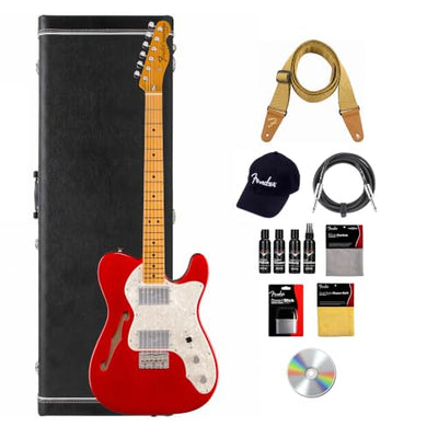 Fender American Vintage II 1972 Telecaster Thinline - Candy Apple Red w/ Cleaning Kit