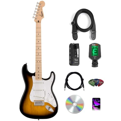 Fender Squier Sonic Stratocaster - 2-Color Sunburst w/ Mustang Micro