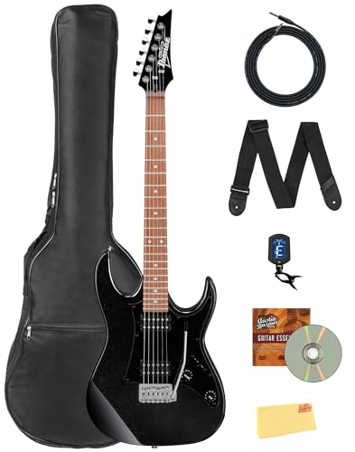 Ibanez GRX20Z RG Gio Electric Guitar - Black Night w/ Gig Bag