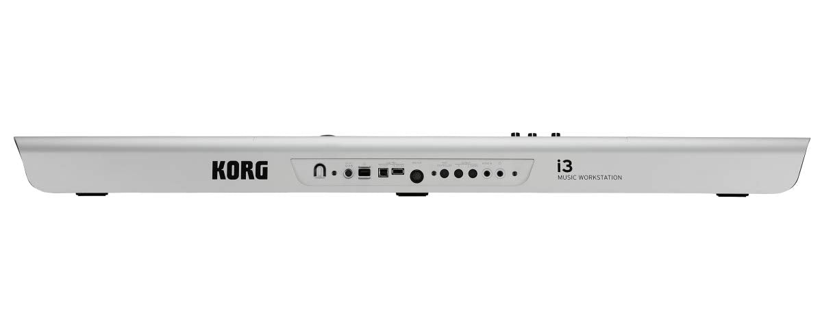 Korg i3 Music Workstation - Matte Silver w/ Adjustable Stand
