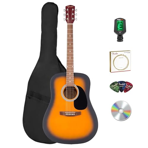 Fender FA Series Dreadnought Acoustic Guitar - Sunburst w/ Gig Bag