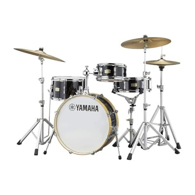Yamaha SBP0F4H Stage Custom Hip 4-Piece Drum Shell Pack - Raven Black