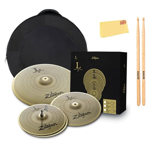 Zildjian LV348 Low Volume Cymbal Pack w/ Cymbal Bag