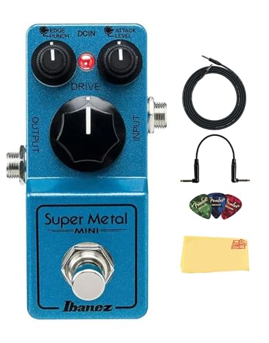 Ibanez SMMINI Mini Super Metal Distortion Pedal w/ Instrument Cable