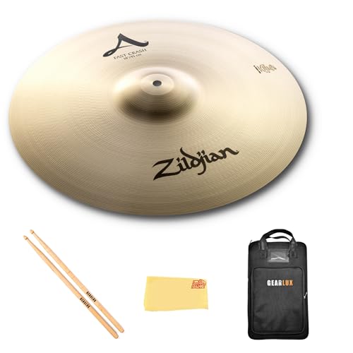 Zildjian A0268 18" A Fast Crash Cymbal w/ Drumstick Bag