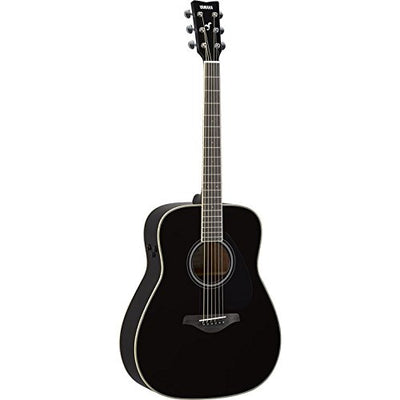 Yamaha FG-TA TransAcoustic Acoustic-Electric Guitar - Black w/ Gig Bag