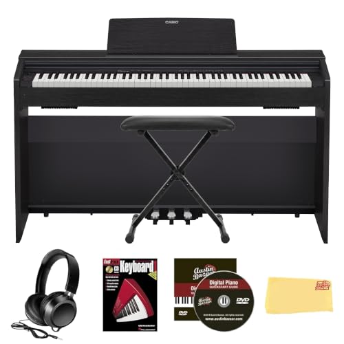 Casio PX-870 Privia Digital Piano - Black w/ Adjustable Bench
