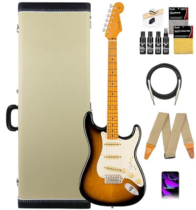 Fender Eric Johnson Stratocaster - 2-Color Sunburst w/ Guitar Cleaning Kit