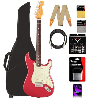 Fender American Professional Classic Stratocaster - Faded Dakota Red w/ Cleaning Kit