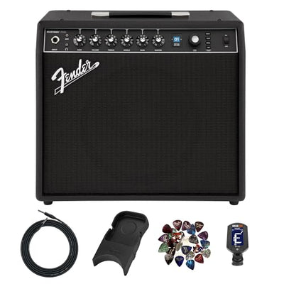 Fender Mustang LTX50 Guitar Combo Amplifier - Black w/ Amperstand Cradle