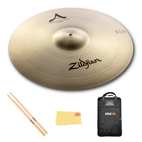 Zildjian A0234 20" A Medium Thin Crash Cymbal w/ Drumstick Bag