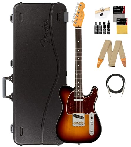 Fender American Professional II Telecaster - 3-Color Sunburst w/ Guitar Cleaning Kit