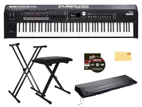 Roland RD-2000 EX 88-Key Stage Piano w/ Adjustable Stand