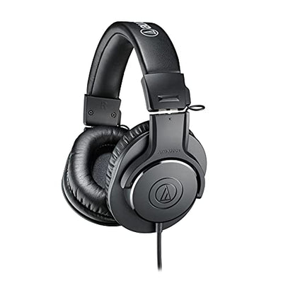 Audio-Technica ATH-M20x Professional Studio Monitor Headphones - Black