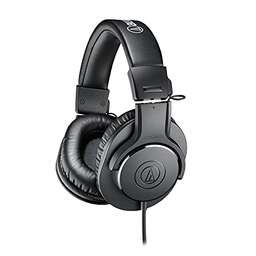 Audio-Technica ATH-M20x Professional Studio Monitor Headphones - Black