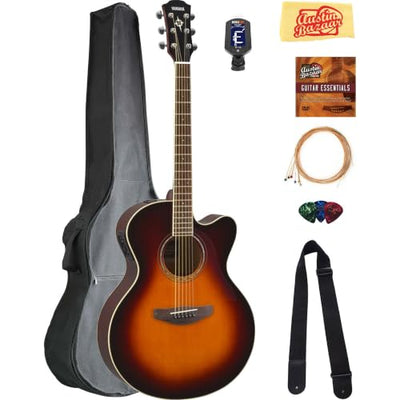 Yamaha CPX600 Acoustic-Electric Guitar - Old Violin Sunburst w/ Gig Bag