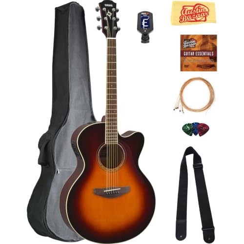 Yamaha CPX600 Acoustic-Electric Guitar - Old Violin Sunburst w/ Gig Bag