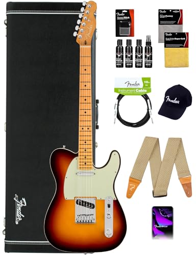 Fender American Ultra Telecaster, Maple - Ultraburst w/ Cleaning Kit
