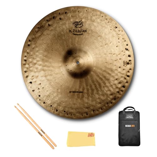 Zildjian K1009 20" K Constantinople Orchestral Cymbal, Medium Light - Single w/ Drumstick Bag