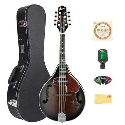 Ibanez M510E A-Style Acoustic-Electric Mandolin - Dark Violin Sunburst High Gloss w/ Case
