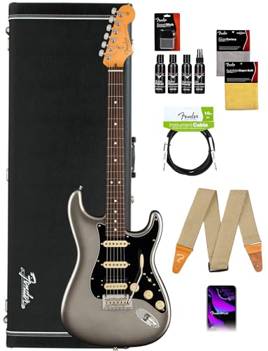Fender American Professional II Stratocaster HSS - Mercury w/ Cleaning Kit