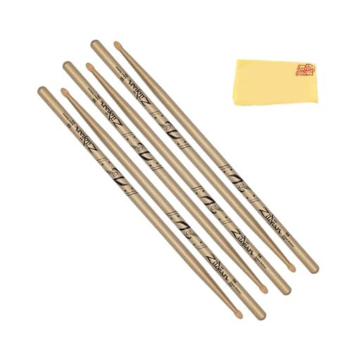 Zildjian Z Custom Limited Edition Chroma Gold 5A Drumsticks - 3 Pair