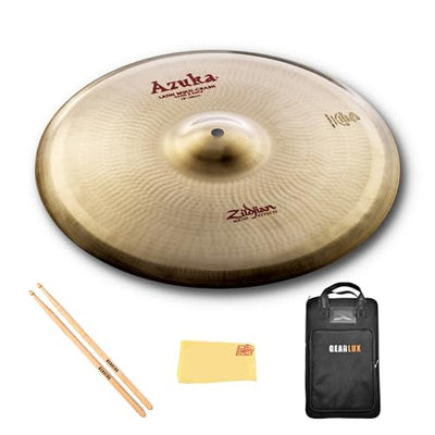 Zildjian A20015 15" FX Azuka Latin Multi-Crash Hand and Stick Cymbal w/ Drumstick Bag