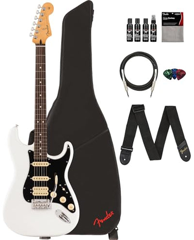 Fender Player II Stratocaster HSS - Polar White w/ Cleaning Kit