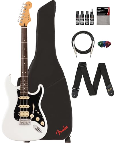 Fender Player II Stratocaster HSS - Polar White w/ Cleaning Kit