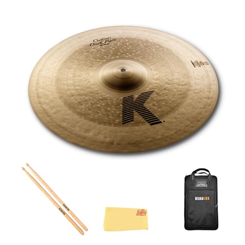 Zildjian K0965 20" K Custom Dark Ride Cymbal w/ Drumstick Bag
