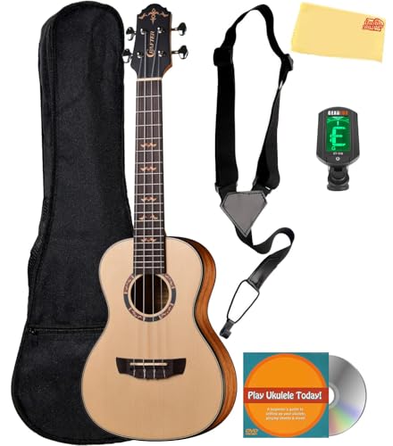 Crafter UC-18 Prestige Solid Spruce Top Concert Ukulele w/ Hard Case
