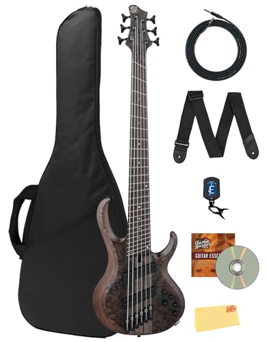 Ibanez BTB806MS 6-String Electric Bass - Transparent Gray Flat w/ Gig Bag