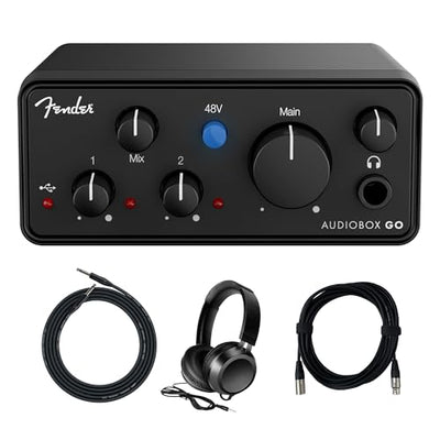 Fender AudioBox Go USB-C Audio Interface w/ Headphones
