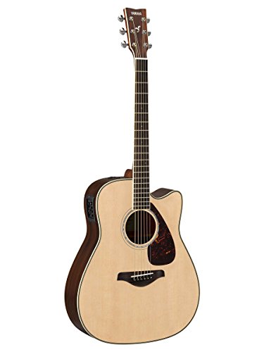 Yamaha FGX830C Solid Top Folk Acoustic-Electric Guitar - Natural