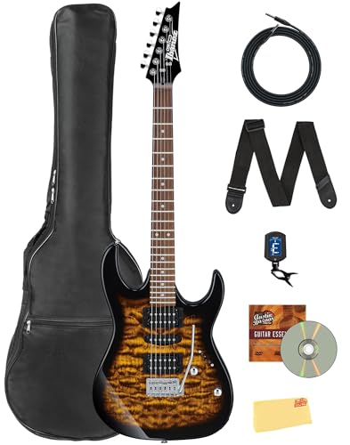 Ibanez GRX70QA RG Gio Electric Guitar - Sunburst w/ Gig Bag