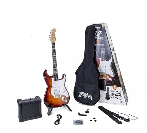 Washburn SDFSBPACK Sonamaster Take the Stage Electric Guitar Pack - Sunburst