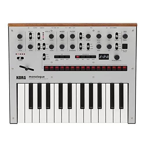 Korg Monologue Monophonic Analog Synthesizer - Silver